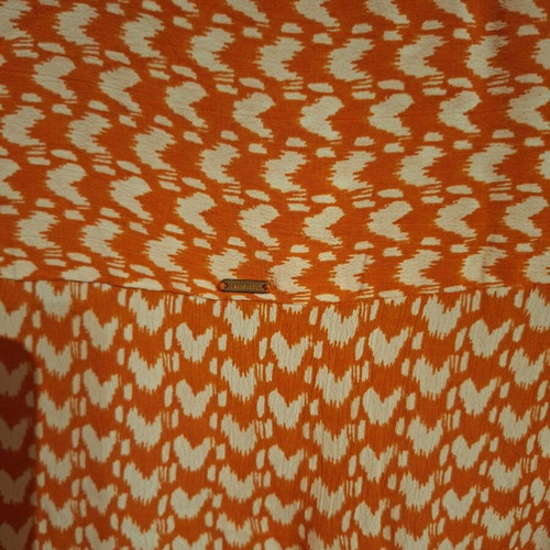 Short-sleeve shirt Funky Buddha like new, white and orange, size S