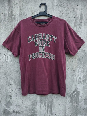 Carhartt WIP men's t-shirt burgundy size M used