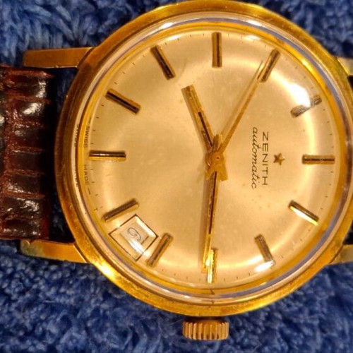 Zenith Automatic Swiss Made men's watch like new, gold plated