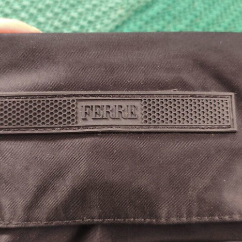 Gianfranco Ferre FERRE cosmetic pouch, black and brown