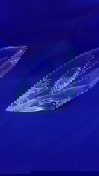 Πρες παπιέ/Paperweight Maleras by Mats Jonasson full lead crystal 3553 Sweden.