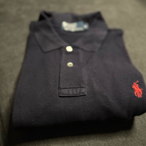 Ralph Lauren men's polo shirt short sleeve blue like new size M