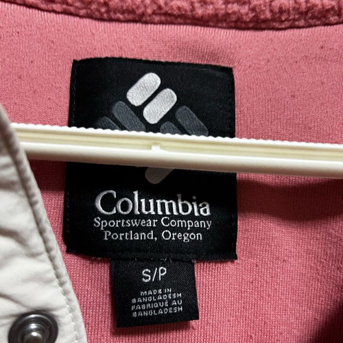 Columbia fleece women's Helvetia II Cropped Half Snap like new, pink