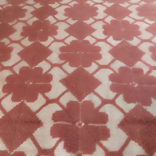 Handwoven Kouskousis rug new, 200x175 cm, burgundy