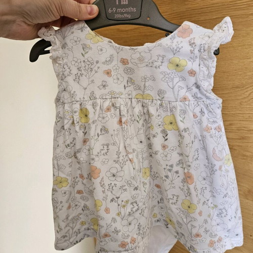Mothercare dresses used for 6-9 months with integrated bodysuit