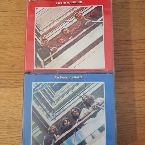 The Beatles 1962-1966 and 1967-1970 4xCD EMI Apple compilation fat box