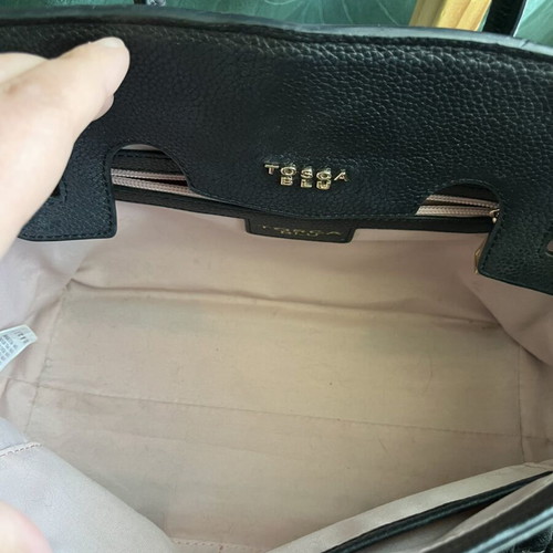 Tosca Blu handbag used, black, 33x19x10 cm