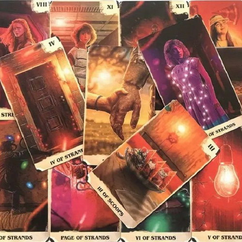 Stranger Things Tarot Deck like new, 78 cards official edition