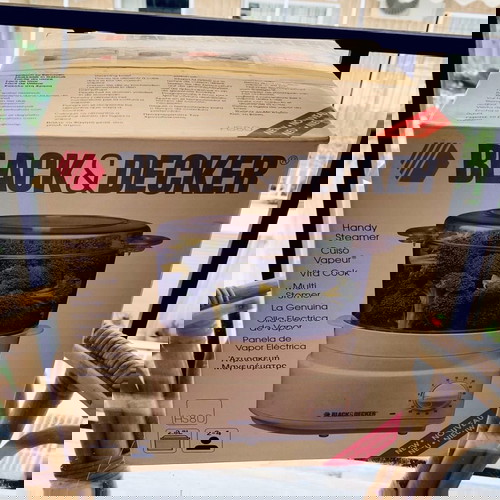 Ατμομάγειρας Black&Decker 2,8Lt καινούργιος