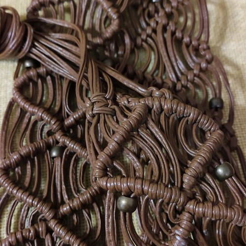 WOVEN LEATHER BELT
