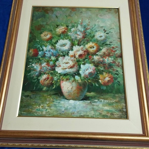 Painting 39x49 used with signature in beautiful frame