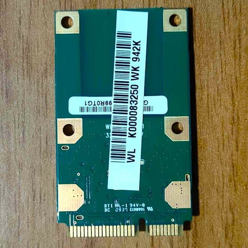 Toshiba Wi-Fi Card for Laptop used, model PA3758U-1MPC