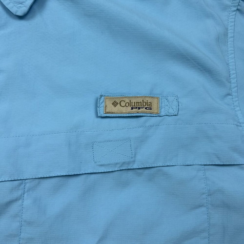 Columbia PFG women's blue fishing shirt used, size 2X