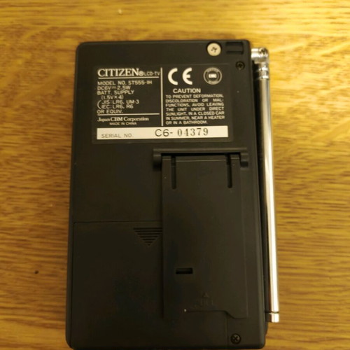 Mini TV Citizen ST555 used, no channel play due to digia