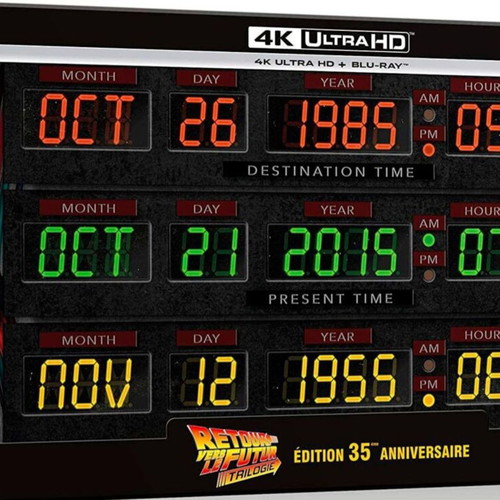 Back to the Future The Ultimate Trilogy 4K Steelbooks Blu-Ray like new with subtitles