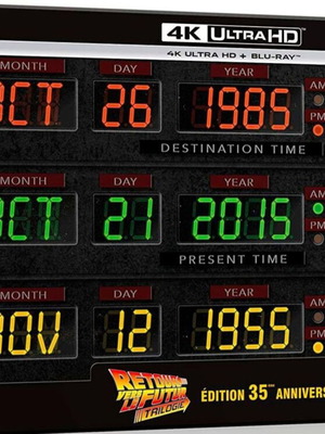 Back to the Future The Ultimate Trilogy 4K Steelbooks Blu-Ray like new with subtitles