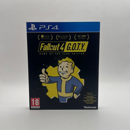 Fallout 4 Game of the Year Edition with SteelBook for PS4 like new
