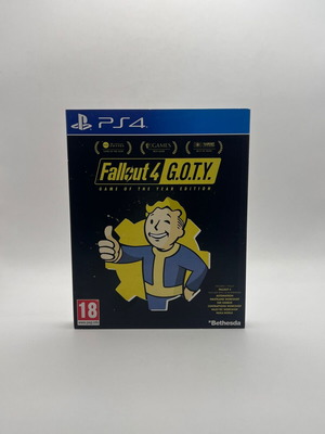 Fallout 4 Game of the Year Edition with SteelBook for PS4 like new