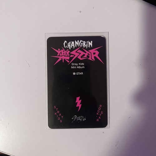 Stray Kids Changbin Rock-Star photocard postcard Ver. POB