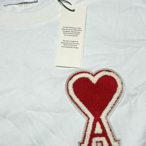 Ami Paris white T-shirt new with tags, size L