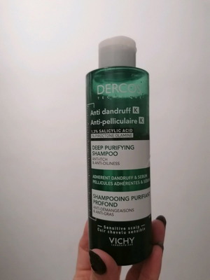 Vichy Dercos shampoo used anti-dandruff