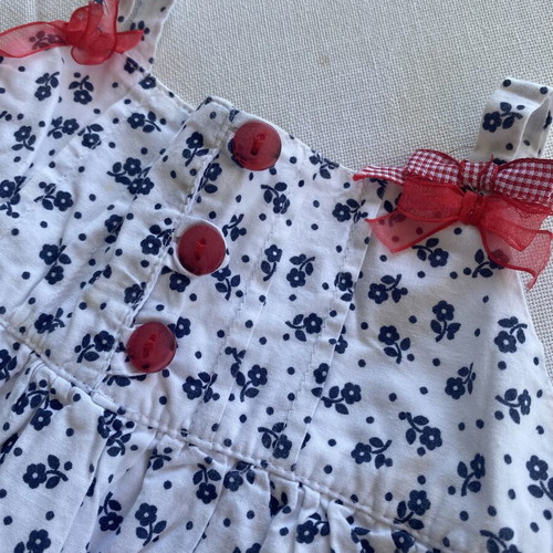 Baby dress set like new, colorful and patterned, sizes 9-24 months