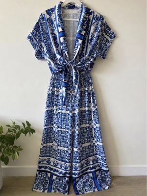 Women's summer set like new, blue, size M