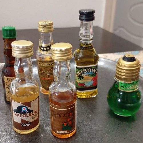 Miniature bottles sealed collection