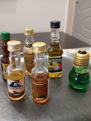 Miniature bottles sealed collection