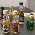 Miniature bottles sealed collection