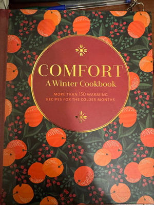 Βιβλίο μαγειρικής Comfort καινούργιο με χειμωνιάτικα φαγητά