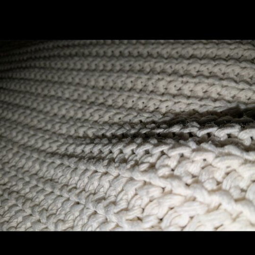 Knitted turtleneck used, white, size L