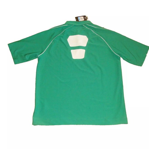 Nike Golf Button Top FitDry Polo Shirt Medium Green NEW