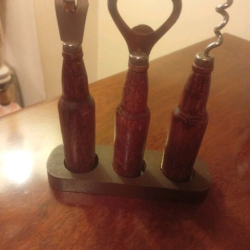 Vintage bar accessory set 1960 mid century like new