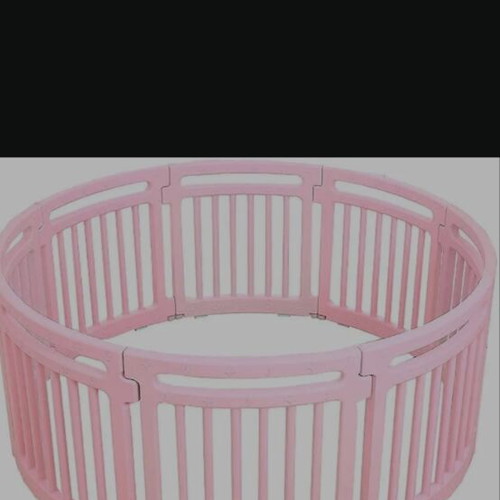Pink baby playpen 150cm for indoor/outdoor use