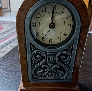 Vintage ρολόι για ράφι/πεζούλι διακοσμητικό Elgin quartz clock