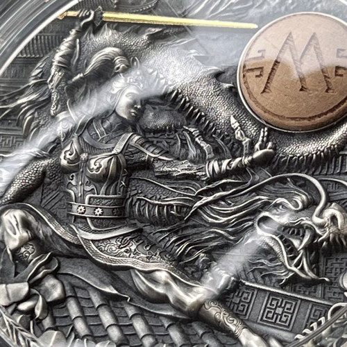 Silver coin Great Warriors Mulan new, limited edition 555 pcs