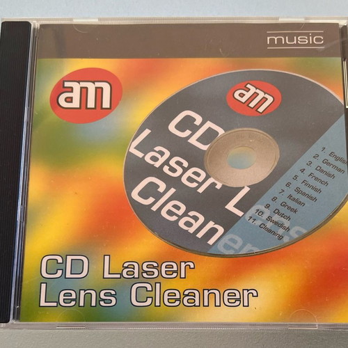 Cd laser lens cleaner used