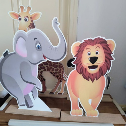 Jungle Baptism Decoration Set like new