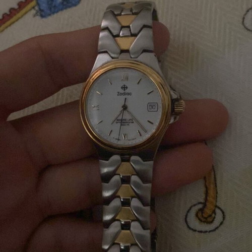 Zodiac Marine Life Professional watch new, gold and silver