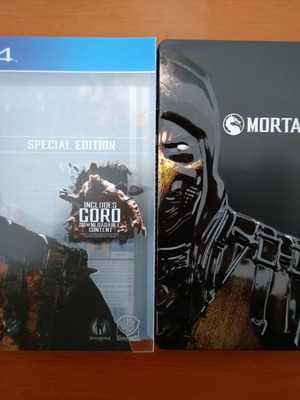 Mortal Kombat X Steelbook PlayStation 4 like new