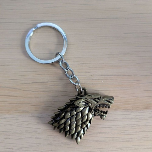 Game of Thrones Stark House Keychain new