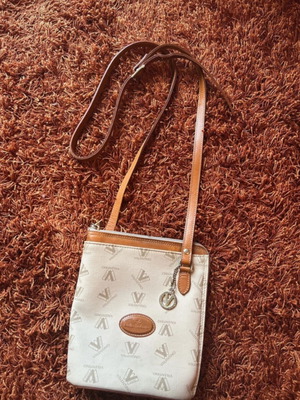 Valentino crossbody bag used, beige and brown
