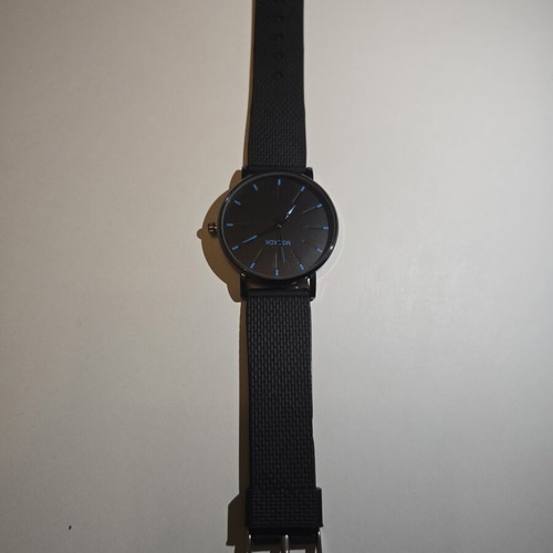 MSCXDK black blue watch new, men's