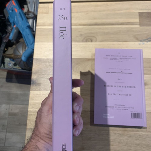 Edgar Allan Poe book collection used, 2 volumes with poems and stories