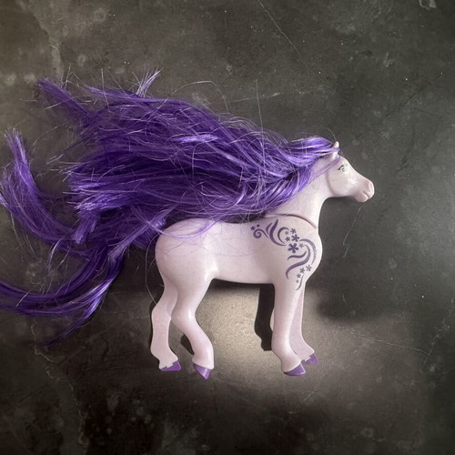 Playmobil purple horse used