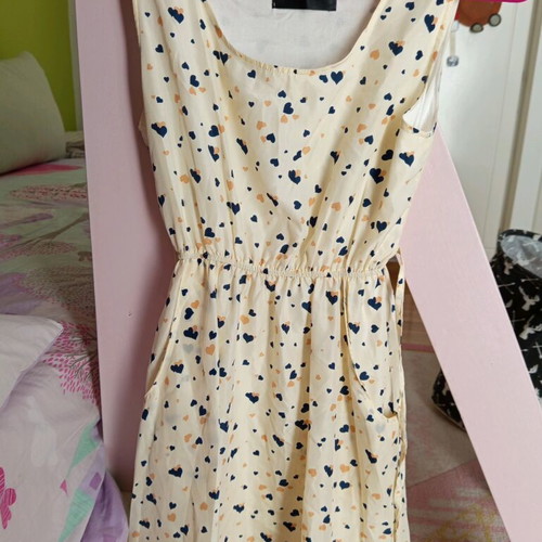 Migle + Me dress used, mini sugar color with hearts