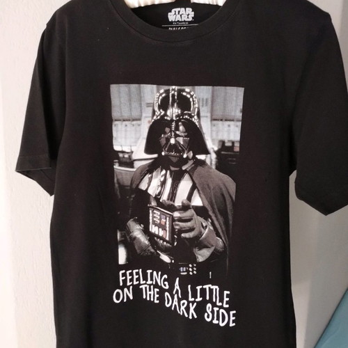 Star Wars T-shirt used, size S, black unisex