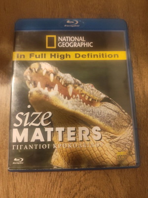 Giant Crocodiles Size Matters Blu-Ray used with Greek subtitles