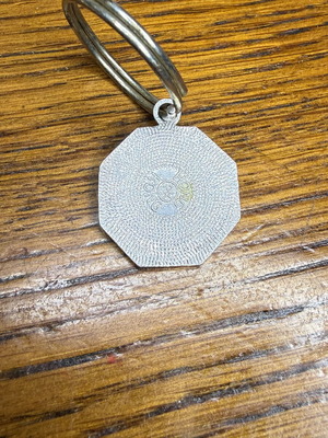 MG car keychain used